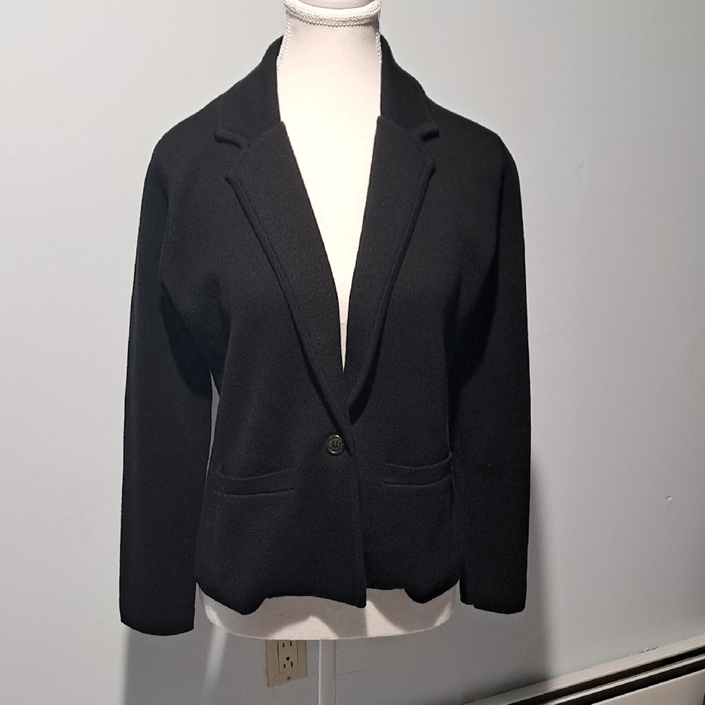 J. Crew 365 Women's Sweater Jacket. Size‎ Small. Black.
